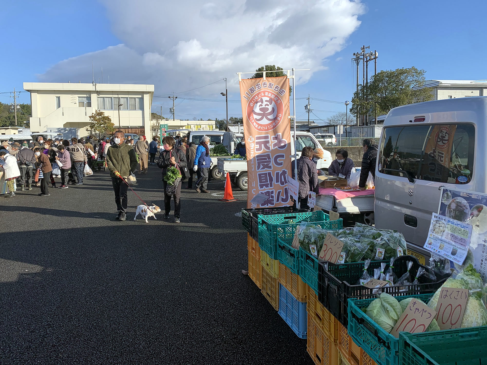 なっちゃん商店初始動！（四日市桜地区新鮮朝市）