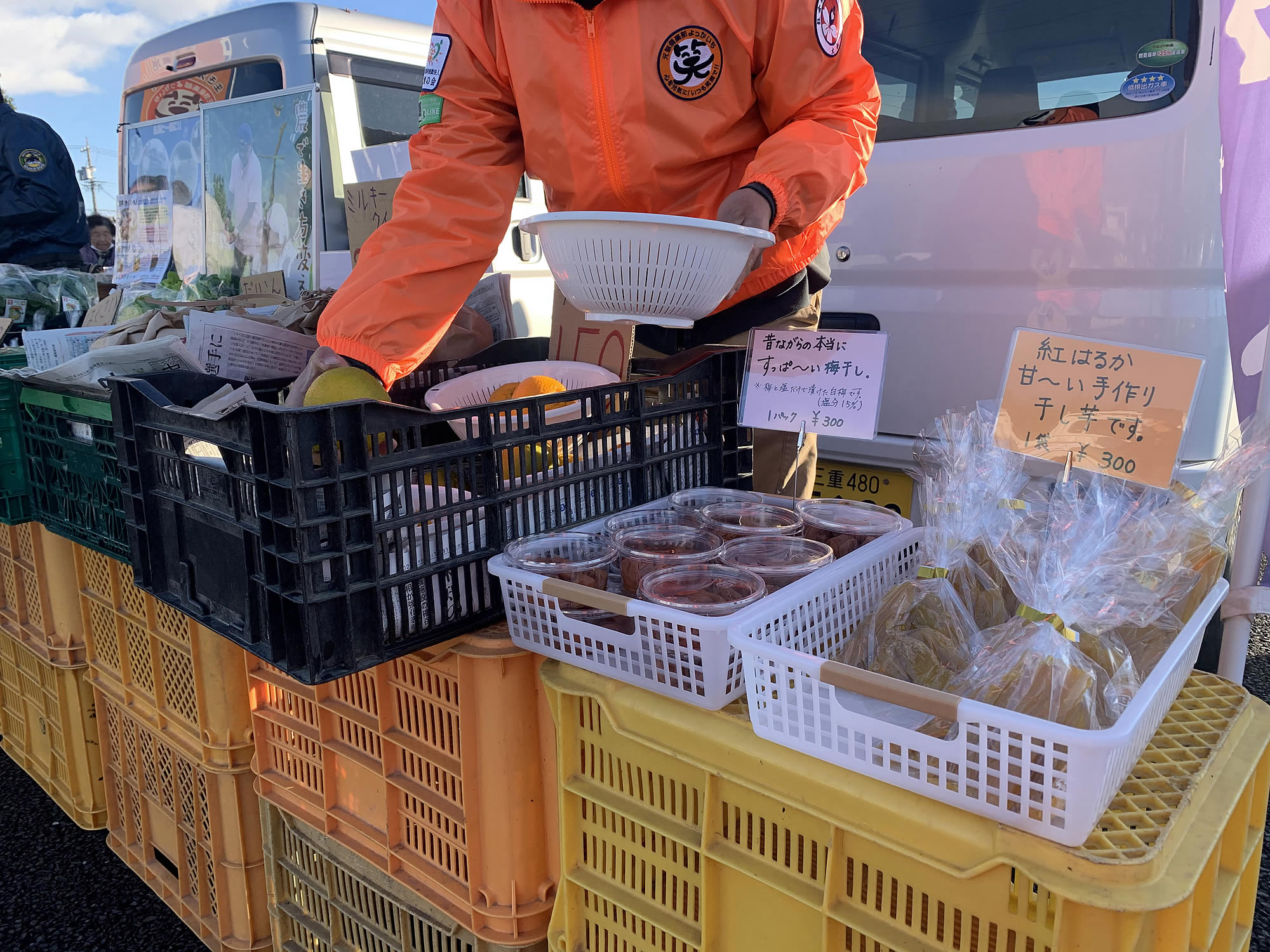 なっちゃん商店初始動！（四日市桜地区新鮮朝市）